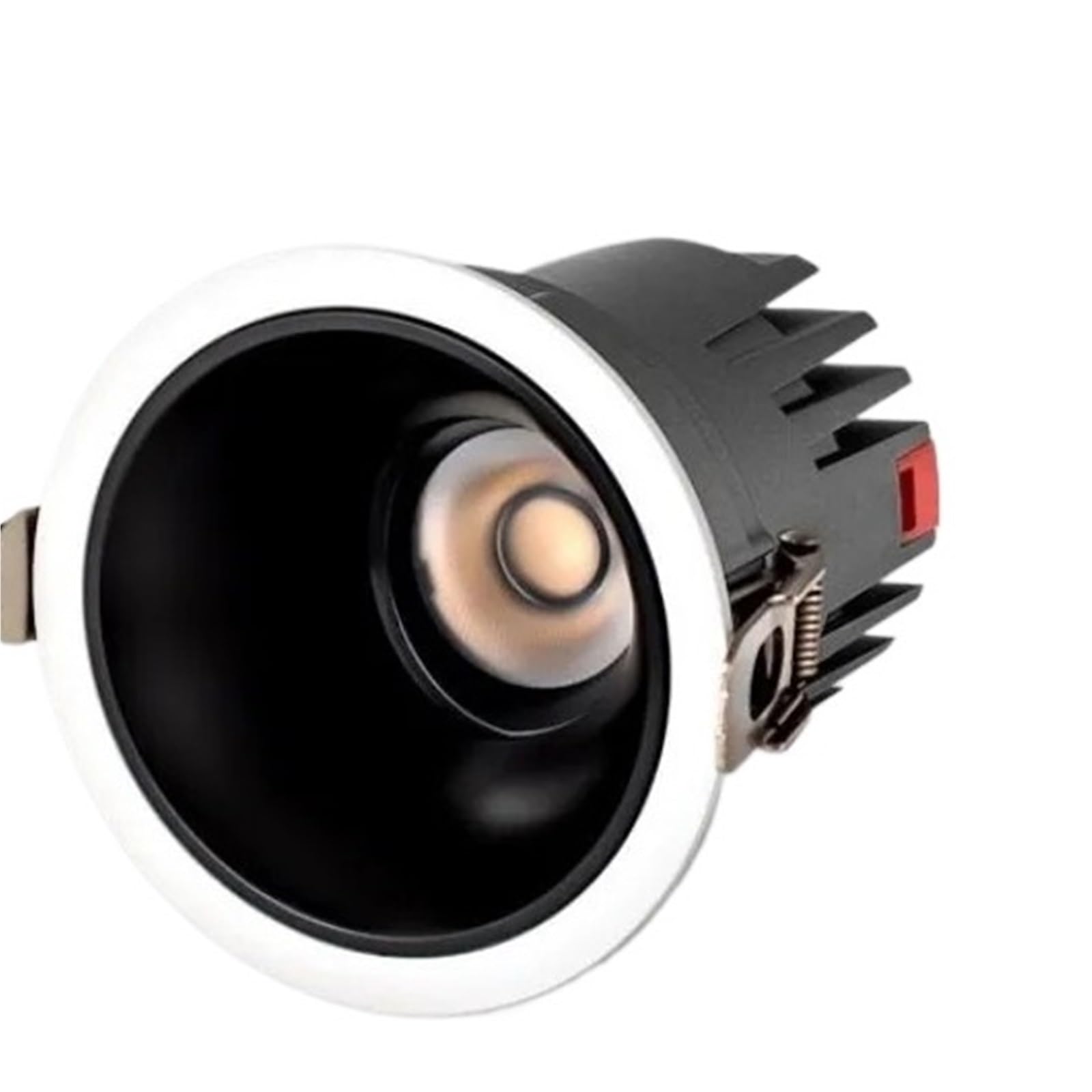 Foco empotrable COB antideslumbrante de 7W y 3000K con borde estrecho para techos del hogar