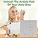 Misco Toys Canvas Paint Party Kits, 11 Piece Art kit Pre-Drawn Outline Canvas for Paint and Sip 8 Colors and Brush Included, Great Gift for Kids 4+ and Adults Too! (Dog)