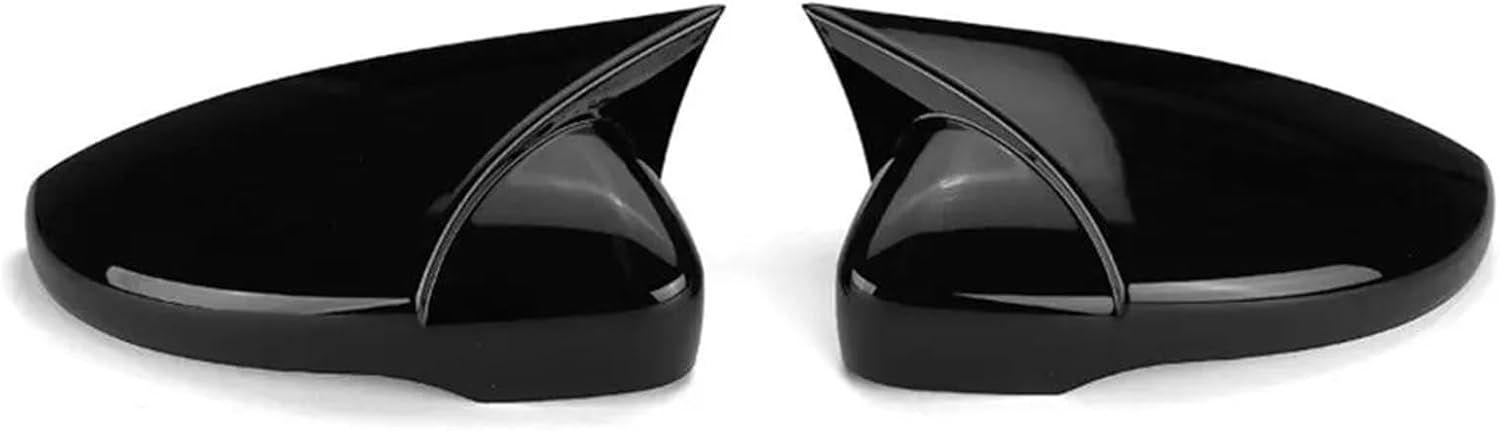Compatible For Jetta Passat 2011-2017 B7 2011-2014 Car Rearview Side Mirror Cover Sticker Wing Cap Exterior Door Case Trim (Color : Gloss Black)
