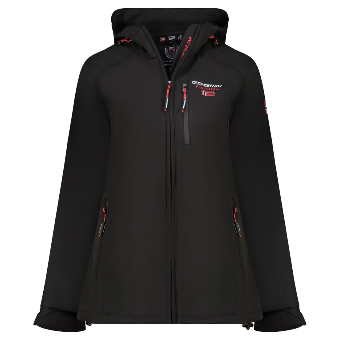 Geographical Norway Tacerama_Lady Softshell da Donna, Nero
