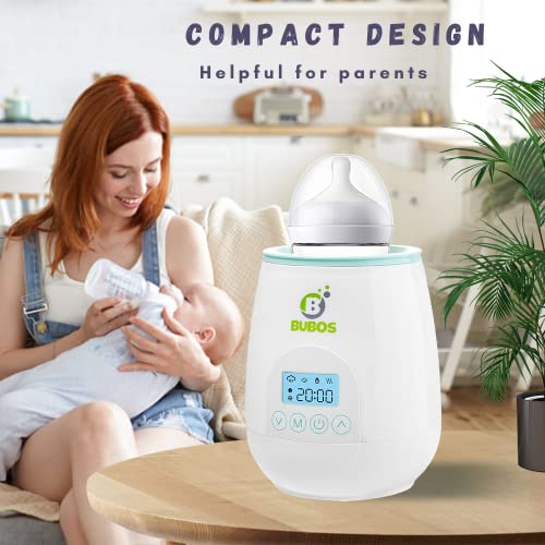 Bubos Bottle Warmer, 4-In -1 Baby Bottle Warmer For Breastmilk, Universal Bottle Support, Auto-Shut Off, Bpa Free, Baby Food Jar Included Support, Auto-Shut Off, Bpa Free, Baby Food Jar Included #TOP5
