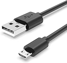 5Ft Micro USB Charger Cord Cable Fit for Anker PowerCore 5000 10000 20100 13000 26800 Mini 3350 Fusion II 15000 Redux 20000 Slim 10000 Astro E1 AC Adapter Power Supply