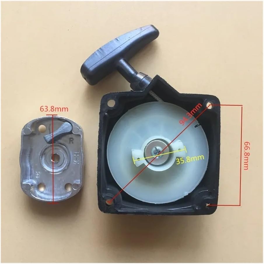Recoil Starter Cup Fit for 1E40F-5 40F-5 40-5 44F-5 BG430 CG430 2 Stroke Brushcutter Pull Start Claw Cog(Starter and Cup)