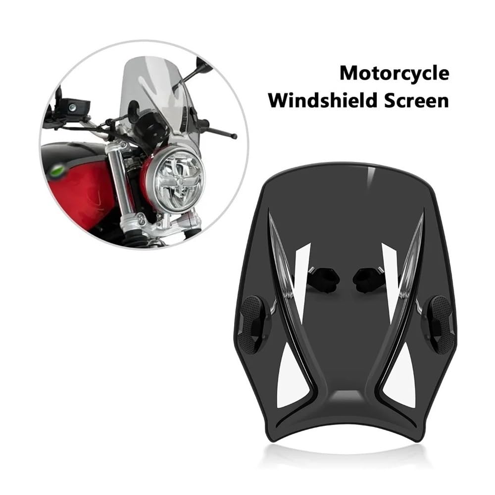 Parabrezza a doppia bolla Per G1-125 2020-2024 Parabrezza Universale Accessori Moto Copertura Dello Schermo Deflettori