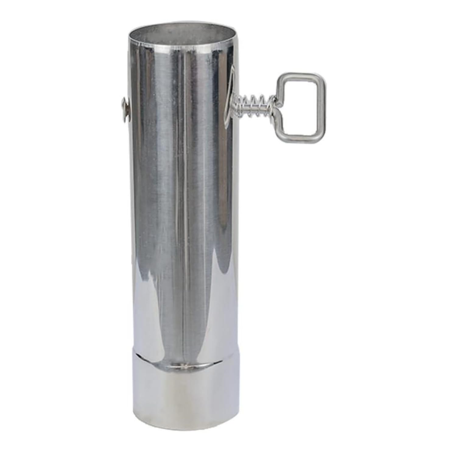 Stainless Steel Stove Pipe with Damper Chimney Pipe Tent Pipe, Hot Tents Stove Straight Thickened Flue Extension Tube for Winter Heater (6 * 22cm)