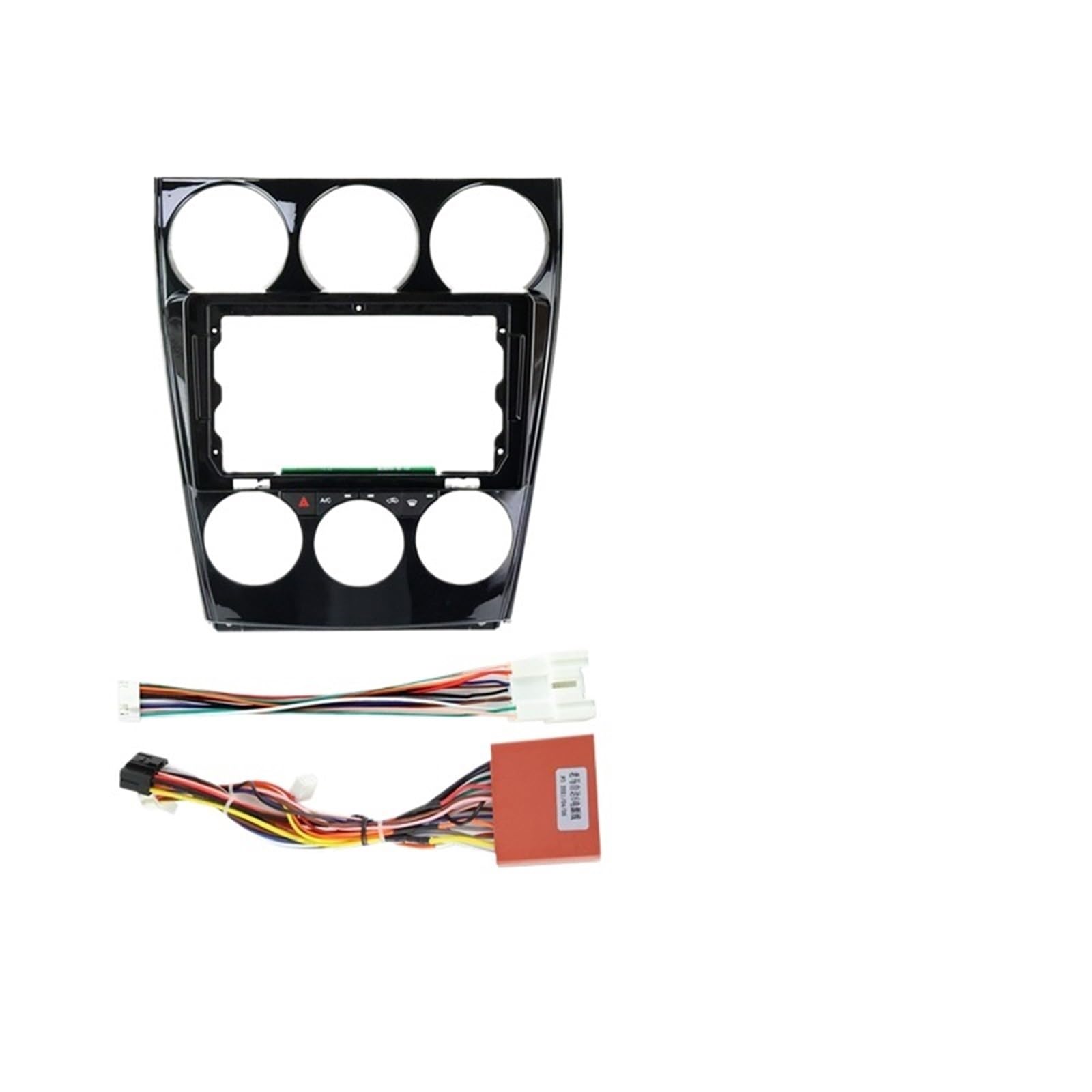 9-calowe opaski radiowe do /pasuje do Mazda 6 GH 2007-2012 2004-2015 podwójna ramka na DIN automatyczny panel stereo Dash instalacja przycinanie przycinania(MZ09)
