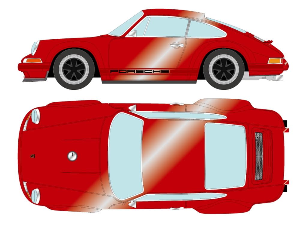 Amazon | メイクアップ VISION 1/43 シンガー 911 (964) Coupe