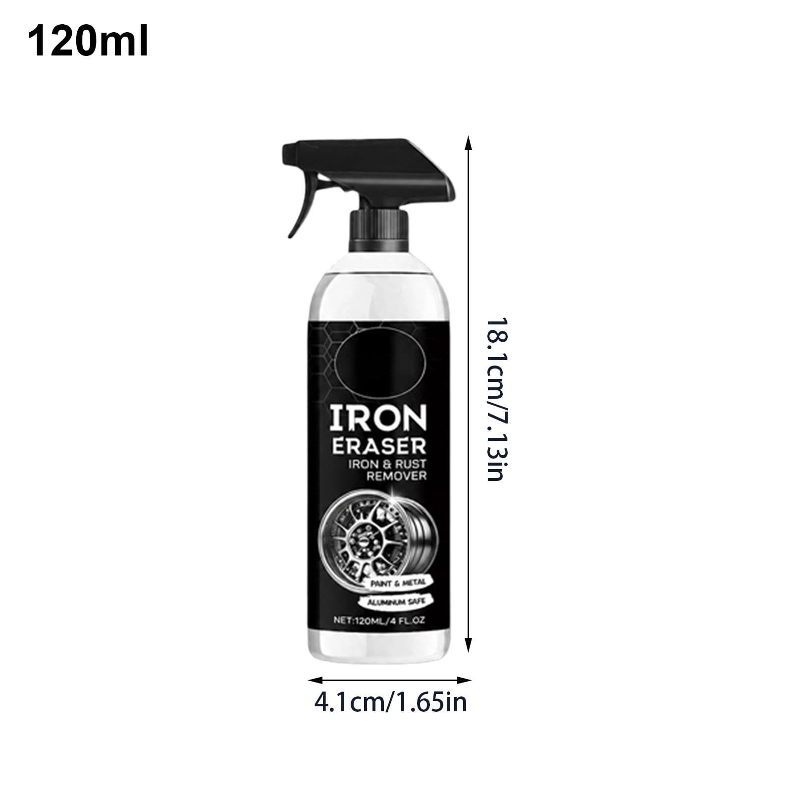 Generico Rimuovi Ruggine per Auto - 120ml Pulizia Profonda Multifunzione,Smacchiatore Portatile per Ruggine - per Vernice Auto Cerchi Moto SUV Berlina Camper Barca Utensili Catene Freni