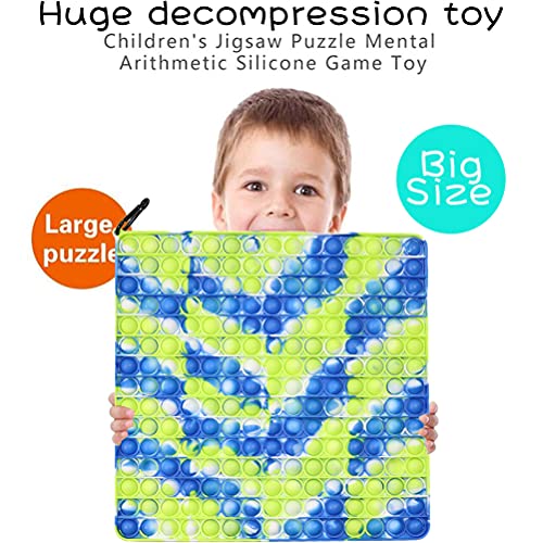 Dan&Dre Tamanho Grande Impulso Pop Bolha Fidget Brinquedo Sensorial Silicone Colorido Alívio Do Estr