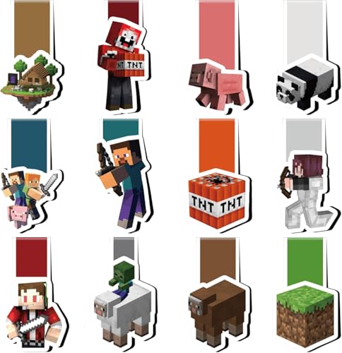 Magnetische Lesezeichen 12 Stück Magnet Lesezeichen Magnetische Seiten Markierungen Mitgebsel Geburtstag Gastgeschenke Wichtelgeschenk Weihnachtsgeschenke