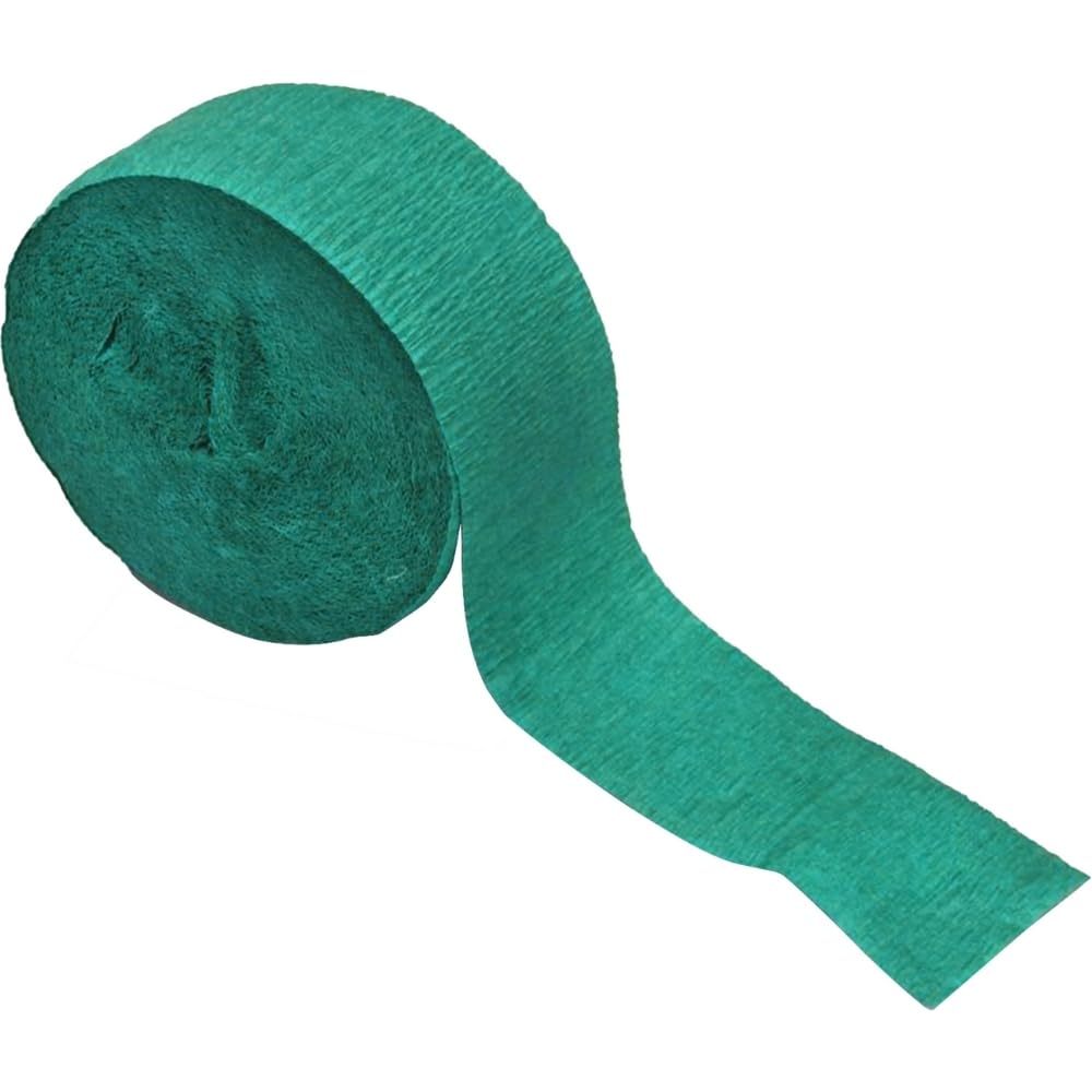 Amscan Festive Green 18202-03 Streamer Crepe S/C:green