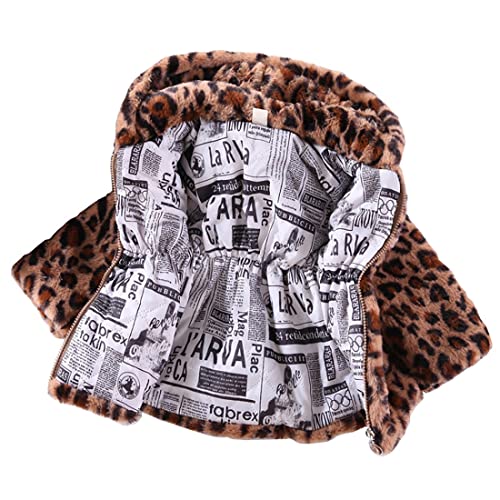 WEONEDREAM Toddler Girls Winter Fleece Coat Kids Hooded Faux Fur Jacket Baby Warm Outwear2