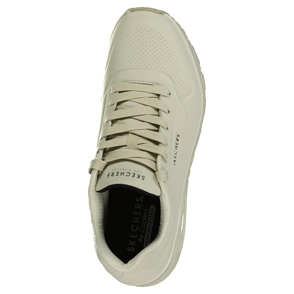 Skechers Uno Stand On Air, Scarpe da ginnastica Uomo, Off White Durabuck Mesh, 42.5 EU
