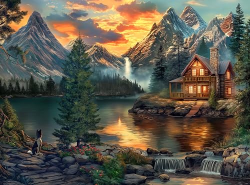Prime TIme Mountain Cabin Puzzle