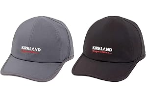 Costco Baseball Cap 2-Pack: Adjustable, Grey and Black