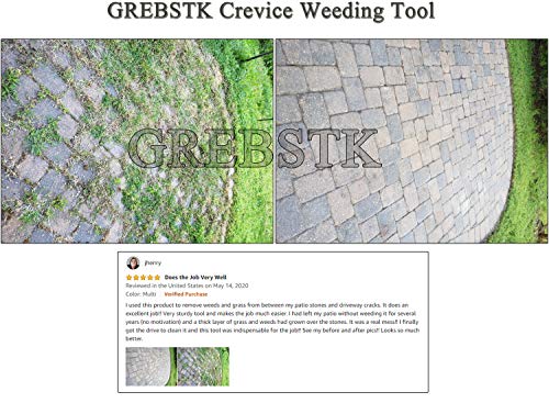 GREBSTK Crack Weeder Crevice Weeding Tool Manual Weeder Lawn Yard Gardening Tool