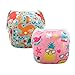 ALVABABY Baby Swim Diapers 2pcs Reuseable & Adjustable 0-2 Years Baby Shower Gifts (Baby Girls) SWD37-39