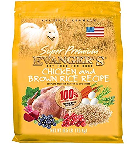 Evanger's Super Premium Dog Food Chicken With Brown Rice 33 Lbs #TOP23