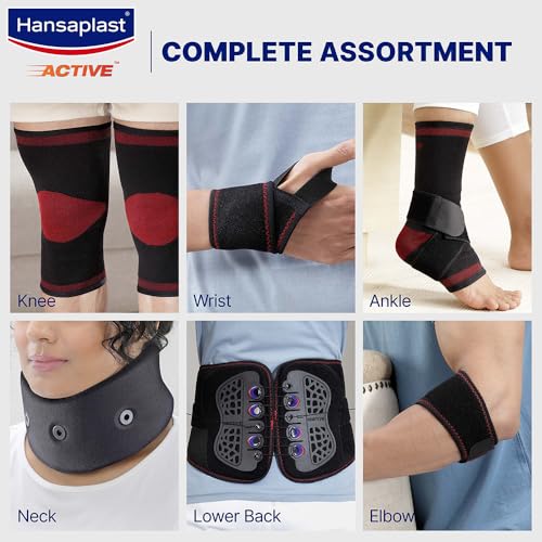 Hansaplast Active Tennis Elbow Support for Men & Women | 1 Unit | One Size Fits Most | Elbow Brace with visible Pressure Pad for Long Lasting Pain Relief | Skin Friendly Elbow Band/Guard with Adjustable Strap for Custom Fit | Tennis, Badminton, Cricket, Gym, Workout 9