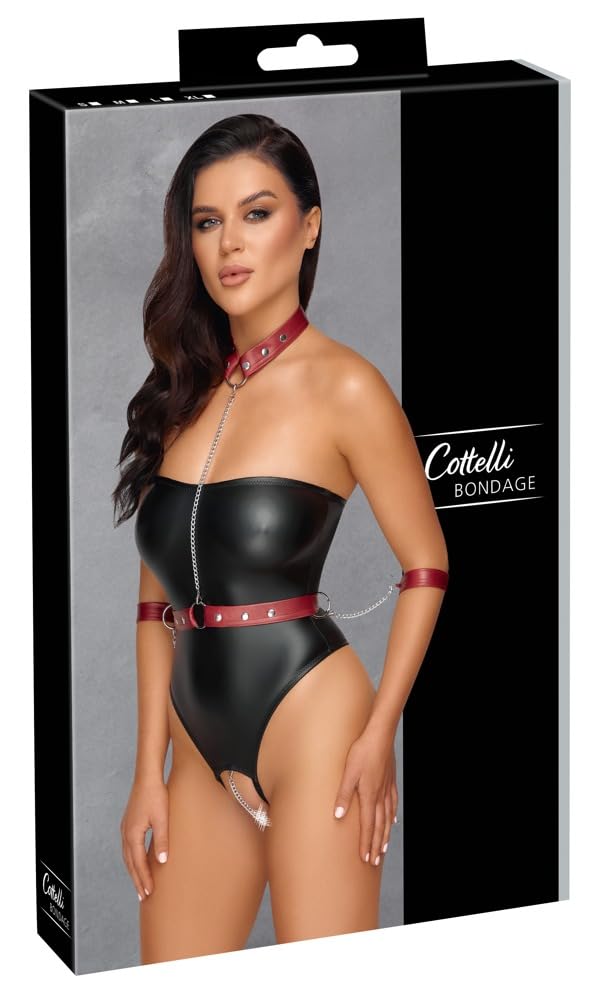 Cottelli Bondage Women Body Black/Red L