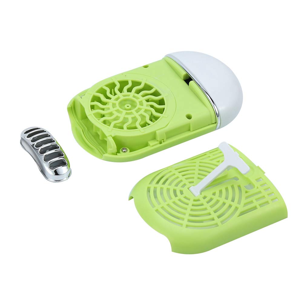 Mini Ventilatore USB di Raffreddamento Portatile a 3 Colori, Strumento Per Asciugare Rapidamente La colla Per L'estensione delle Ciglia, Raffreddamento delle Ciglia del Ventilatore(verde