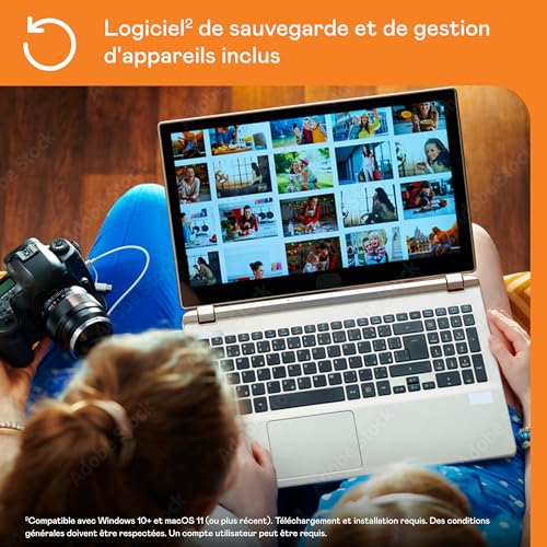 WD 5To My Passport Disque Dur Externe Portable Fonctionne avec appareils USB C et USB A Sauvegarde et protection par mot de passe USB 3.2 Gen 1 - vue 6