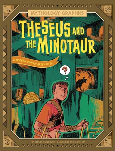 Theseus and the Minotaur: A Modern Graphic Greek Myth (Mythology Graphics)