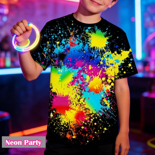 Image of LAIDIPAS Boys Girls 3D Graphic T-Shirt Short Sleeve Tops Tees 6-16 Years