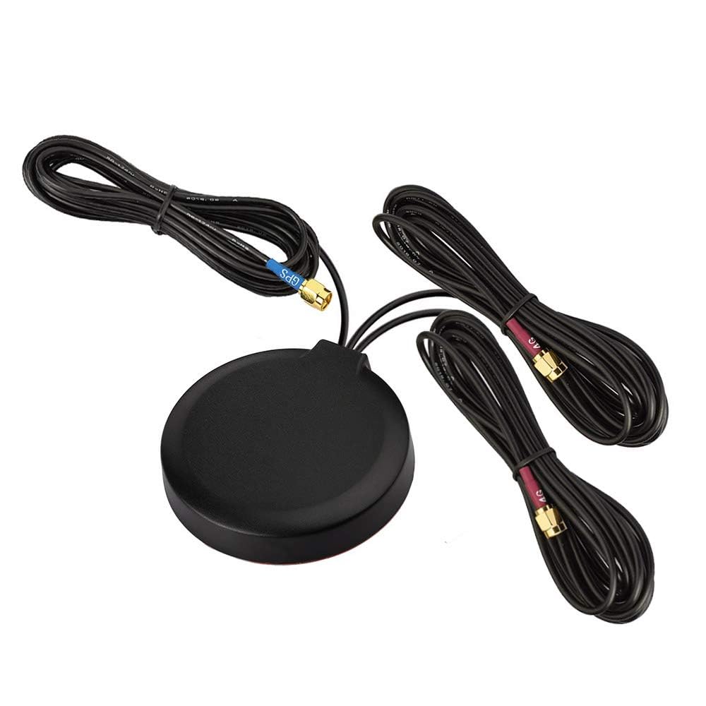Bingfu Antena de 4G LTE MIMO Celular y GPS Soporte de Magnético Adhesivo para 4G LTE GPS Cradlepoint IBR900 IBR1700 Wireless Airlink MG90 MP70 Módem Puerta de Enlace Industrial Enrutador Móvil