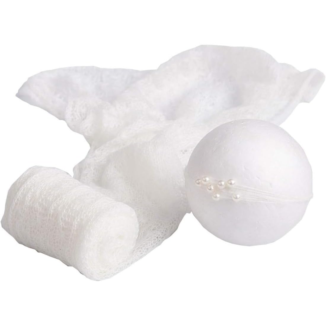 Accessoire photo bébé et couverture d'emmaillotage élastique pour nourrisson de 0 à 3 mois