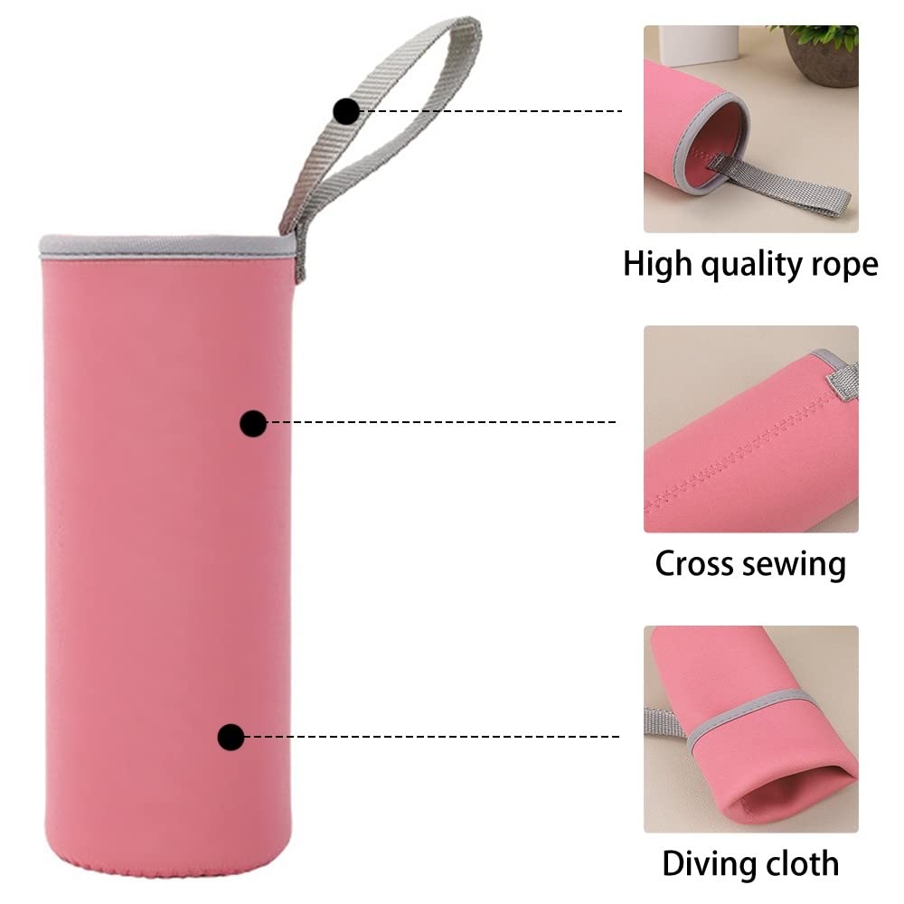 DONGKER 4 soportes para botellas de agua, 2.7 x 7.1 pulgadas, cubierta de taza de aislamiento térmico para botella de agua