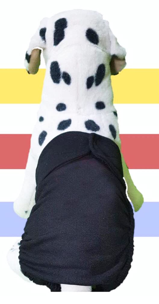 Kitty & The Woof Gang Black Washable & Reusable Dog Sanitary/Heat Pants for Female Dogs | Male Dogs with Health Issues | Diaper Panties Underwear (XS – (11-14) X 5 X 7.5)- for Toy Breed (B09584SGQK) Amazon Price History, Amazon Price Tracker