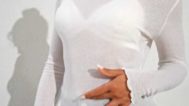 NEAU Sheer Cotton Long Sleeve Tee(ホワイト) OLAPTA Women's Sexy Long Sleeve Sheer T-Shirts See Through Boat