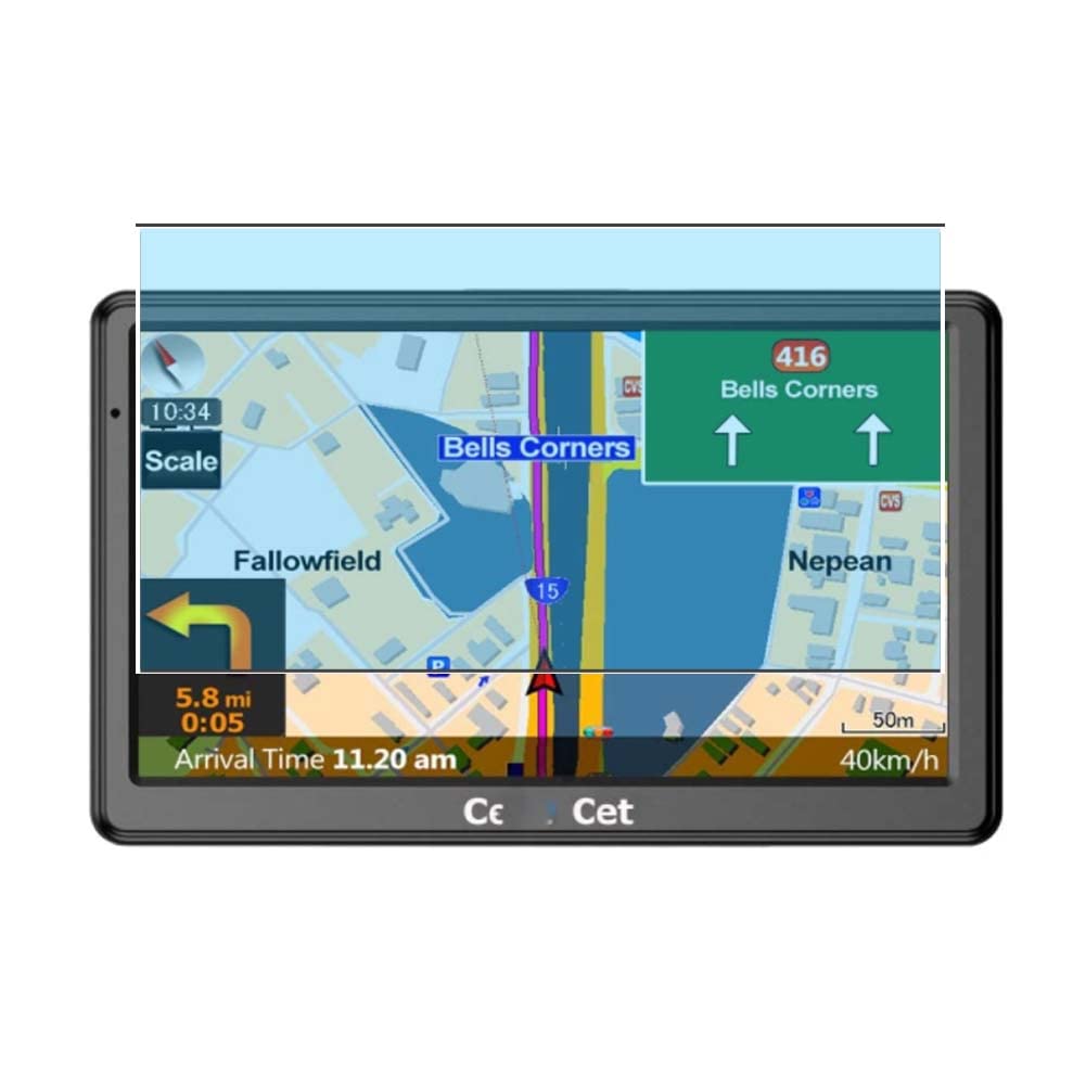 2 Pack Anti Blue Light Screen Protector Film, compatible with Cestovet GPS Navigation 7" TPU Guard （ Not Tempered Glass Protectors ）