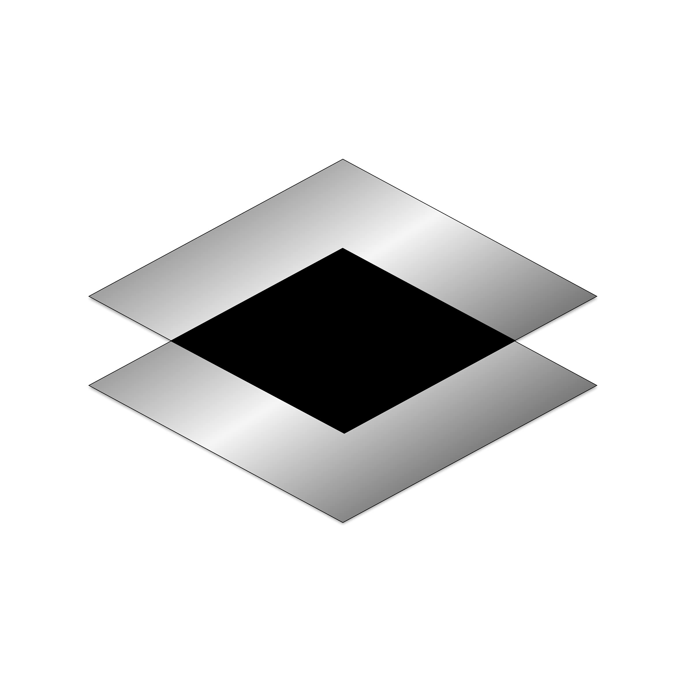 Film polarisant, 200 x 200 x 0,2 mm, sans Colle, Type ST-38-20V | ScreenTech - Filtre polarisant linéaire 45°/135°, polariseur IPS, film protecteur sur les deux faces, d' Allemagne
