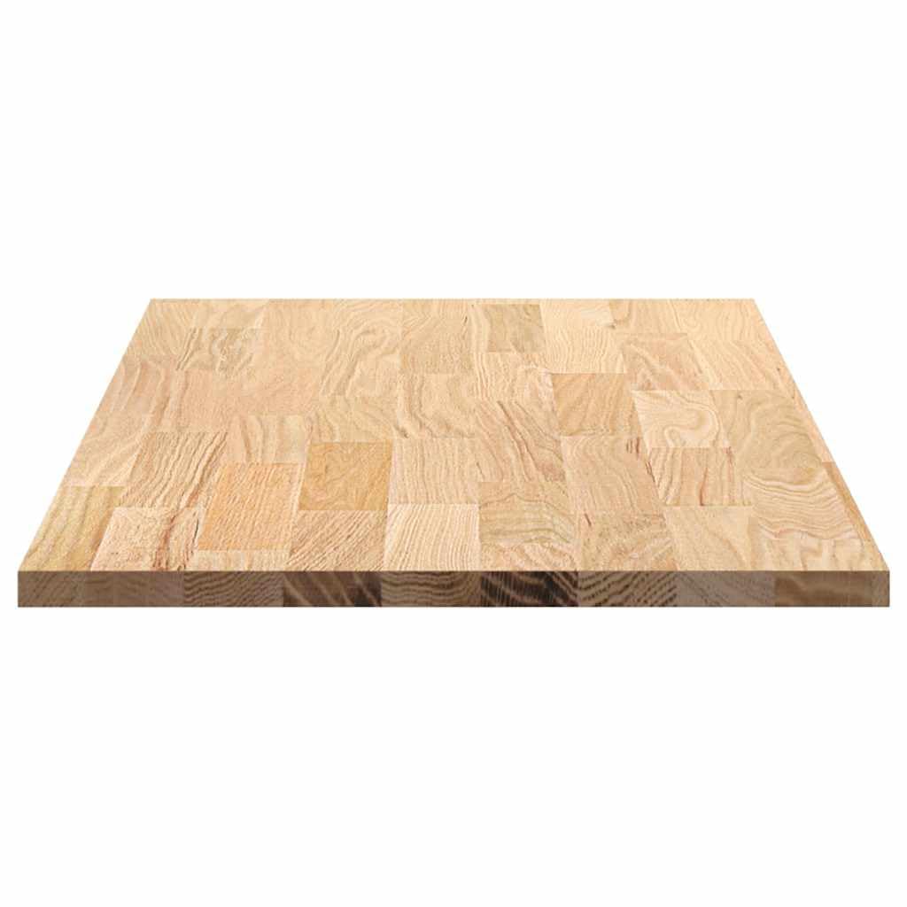 Piano di Lavoro Cucina 120x63,5x2,7 cm Legno Massello Rovere Marrone,4008999