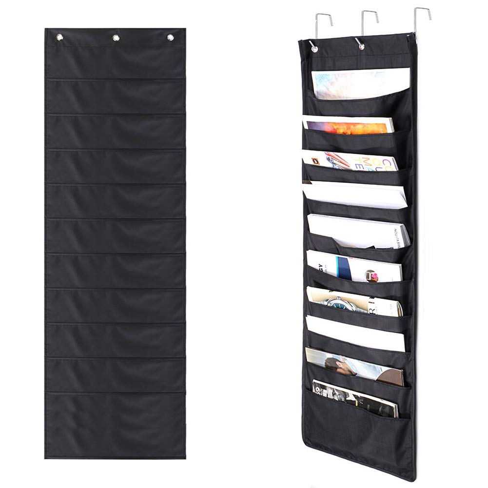 Hanging Wall Organiser, bluesees 10 Pocket Wall Hanging File Organiser