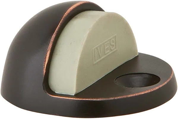 SCHLAGE Ives by Schlage 436B-716 Dome Door Stop, 1 x 1.75 x 2 inch, Aged Bronze