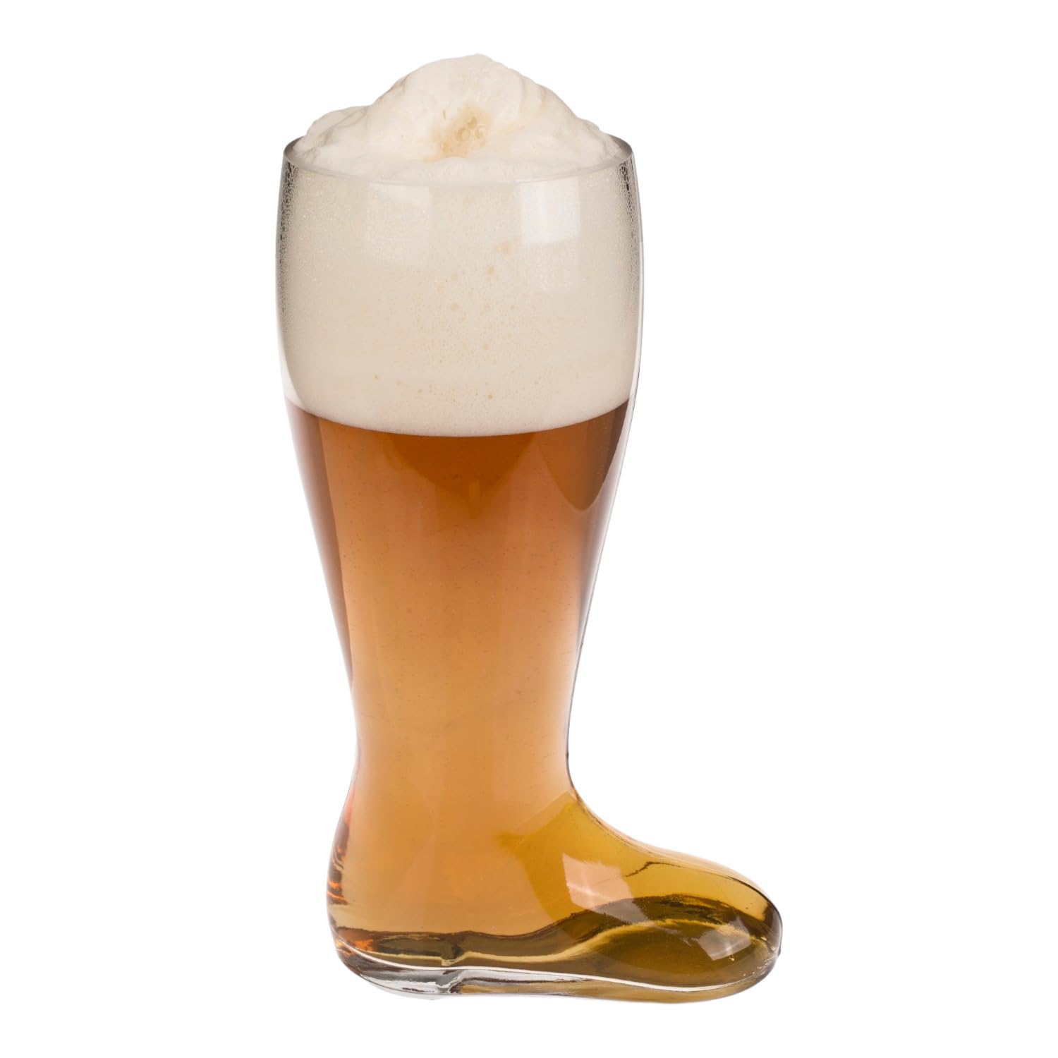ootb 78/7890 XXL buty do piwa szklane, pojemność ok. 2 l, przezroczyste, 23,4 x 17,4 x 37,5 cm, 1 sztuka
