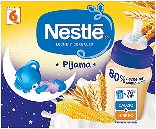 Nestlé Pijama Leche y Cereales Pijama, 2 x 250ml