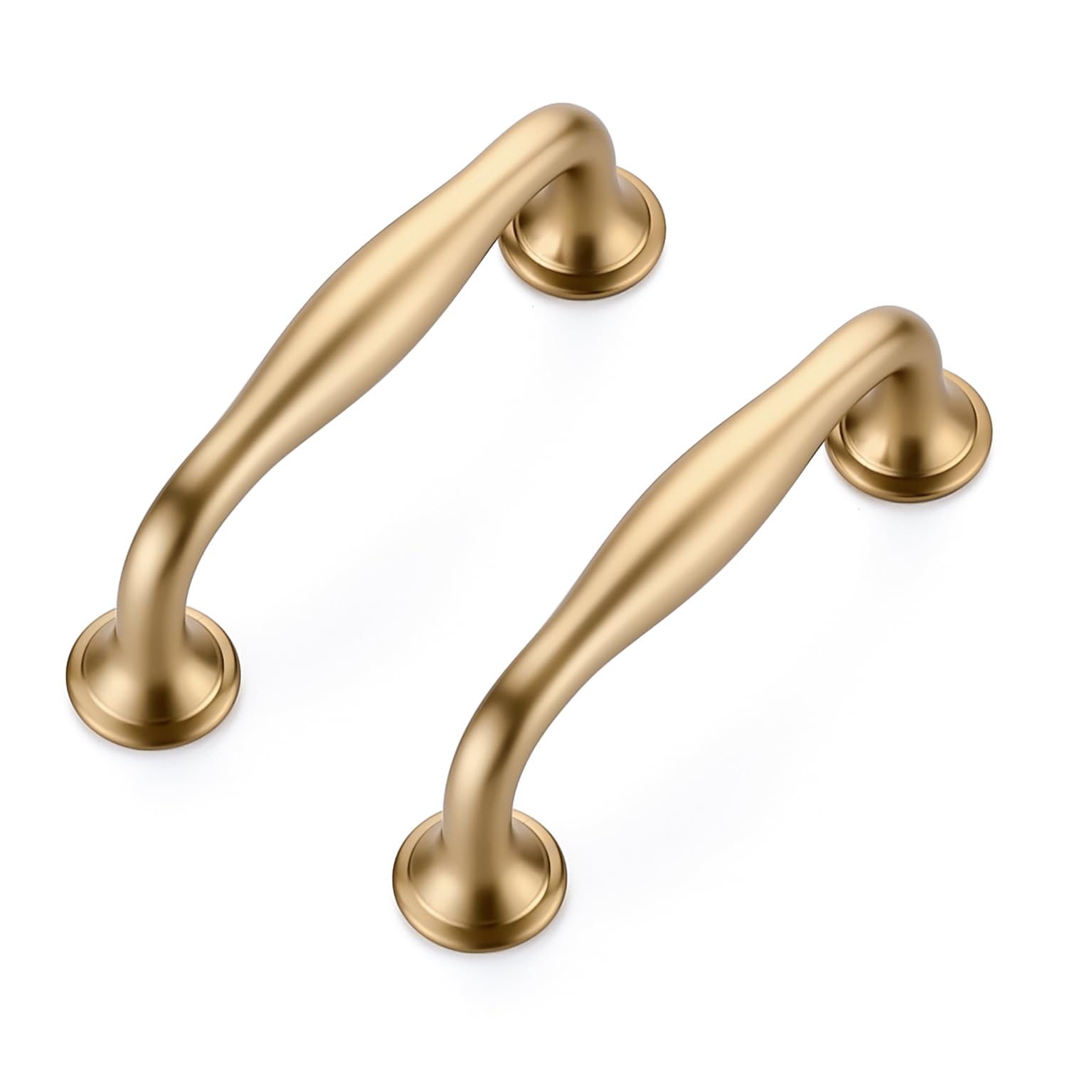 Ravinte 10 Pack 5 Inch Champagne Bronze Kitchen Cabinet Handles Solid Zinc Alloy Cabinet Pulls Cupboard & Drawer Handles — view 23