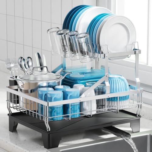 2-Tier Stainless Steel Dish Drying Rack listing detail