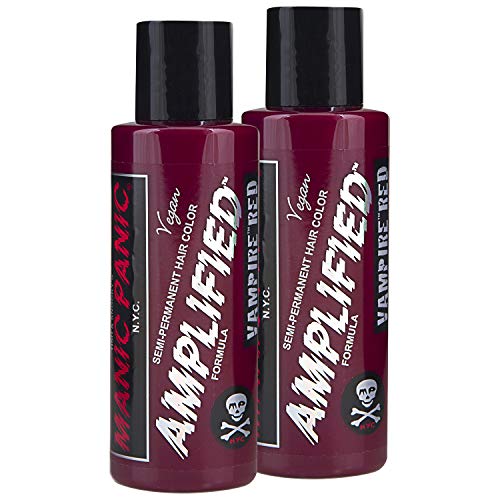 MANIC PANIC Vampire Red Hair Color Amplified 2PK