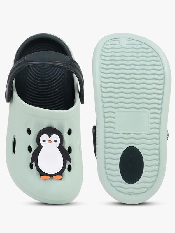 superminis Penguin Design Slingback Clog Shoes for Kids | Indoor & Outdoor Clog Sandals for Boys & Girls 5
