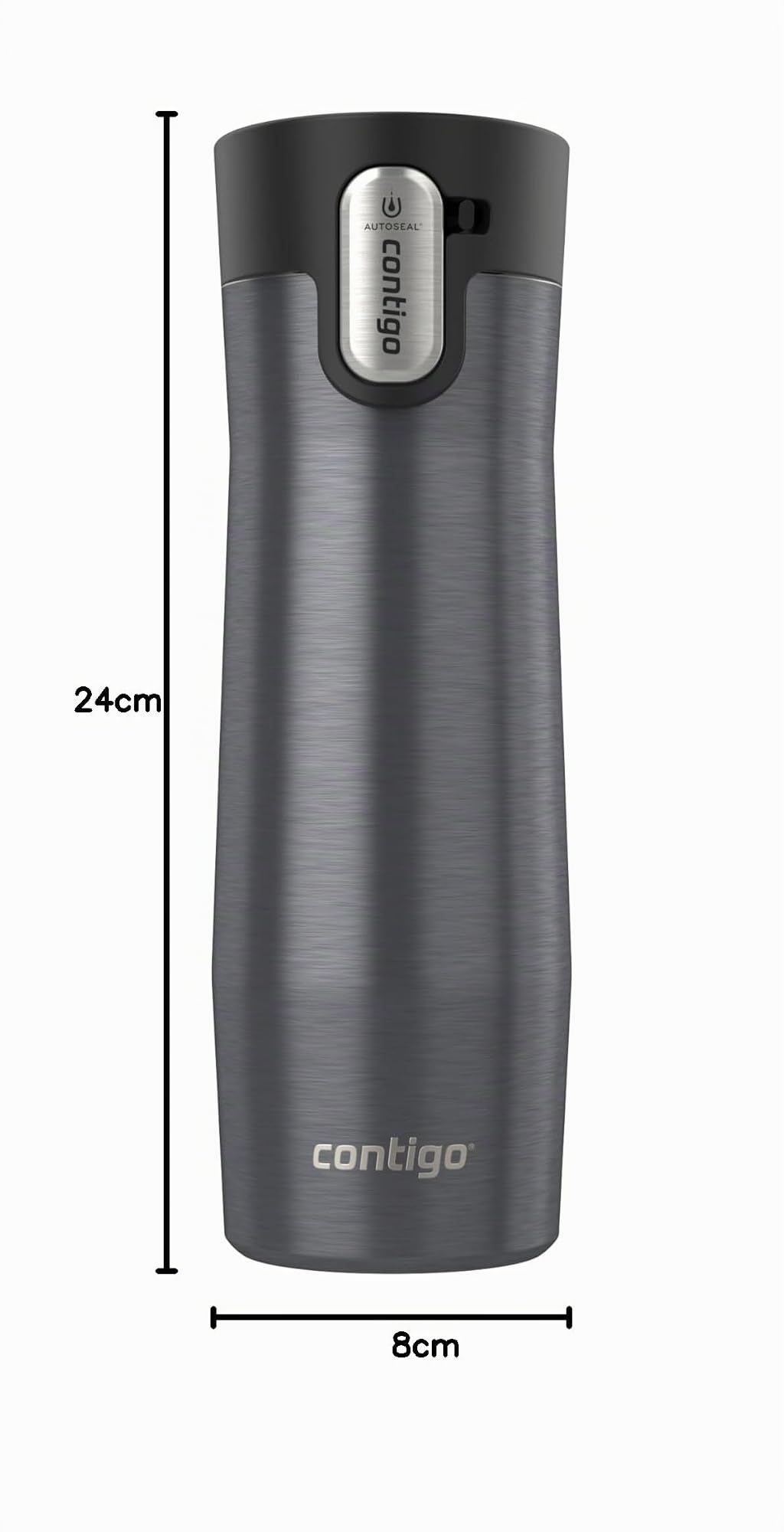 Contigo Autoseal - Taza de viaje, 20 onzas, color negro