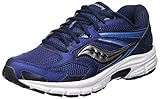 Saucony Men's Grid Cohesion 9 Running Shoe,Navy/Grey,10 M US