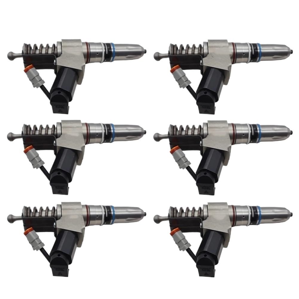 Fqqkma One Color Fuel Injectors 6-Pack Diesel Fuel Injector 4061851 4061851Rx 4061851Px For M11 For Ism For Ism11 For Qsm11 Engine Medium Heavy Trucks