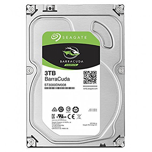 Preisvergleich Produktbild Seagate ST3000DM007 - Internal HDD BarraCuda 3.5'' 3TB SATA3 5400RPM 256MB