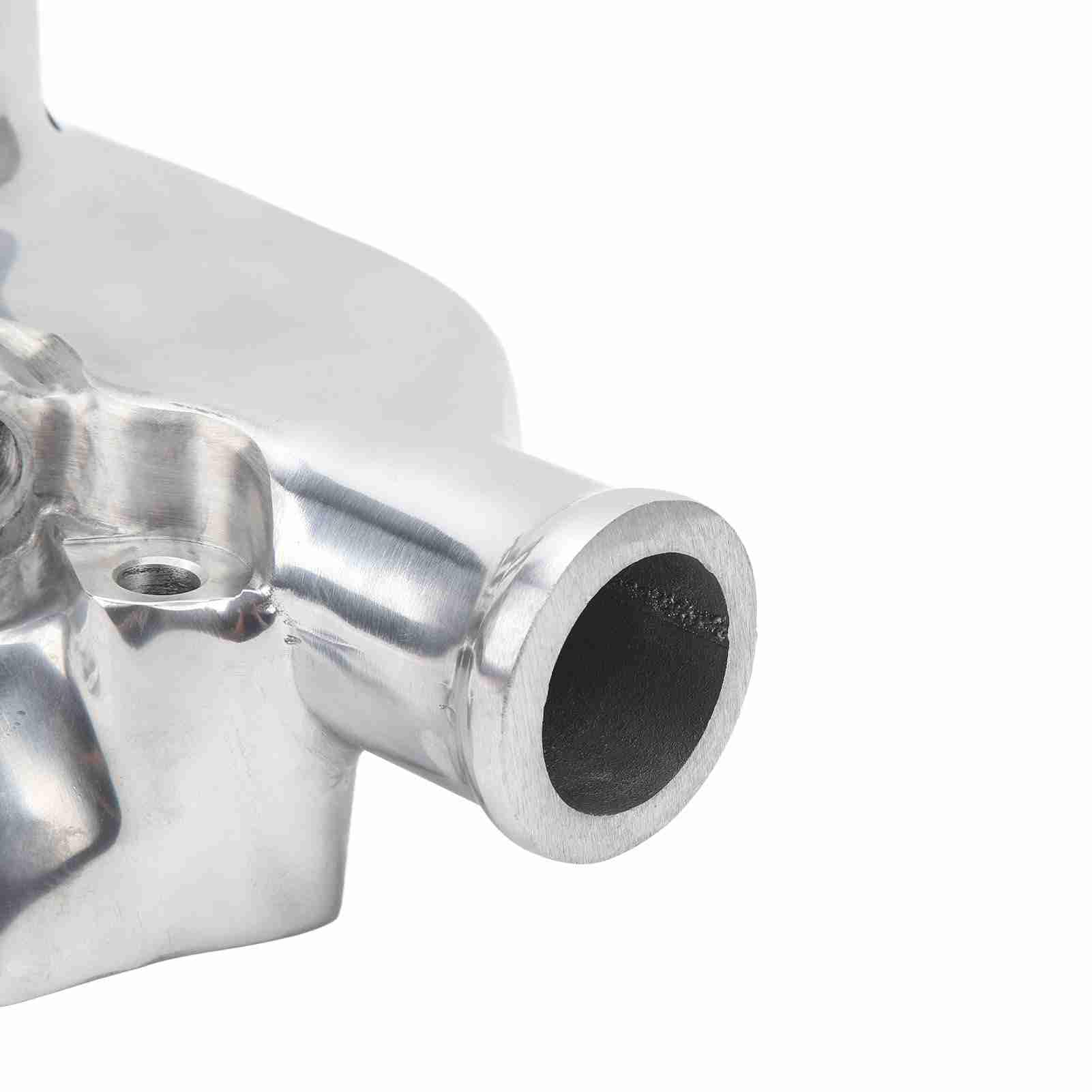 Yctze Pompa Wodna o Dużej Pojemności V8 283 327 350 - Konstrukcja Aluminiowa, Zwiększony Przepływ Płynu Chłodzącego, Ulepszone Odprowadzanie Ciepła, Samochody Osobowe i Lekkie Ciężarówki (Błyszczący)