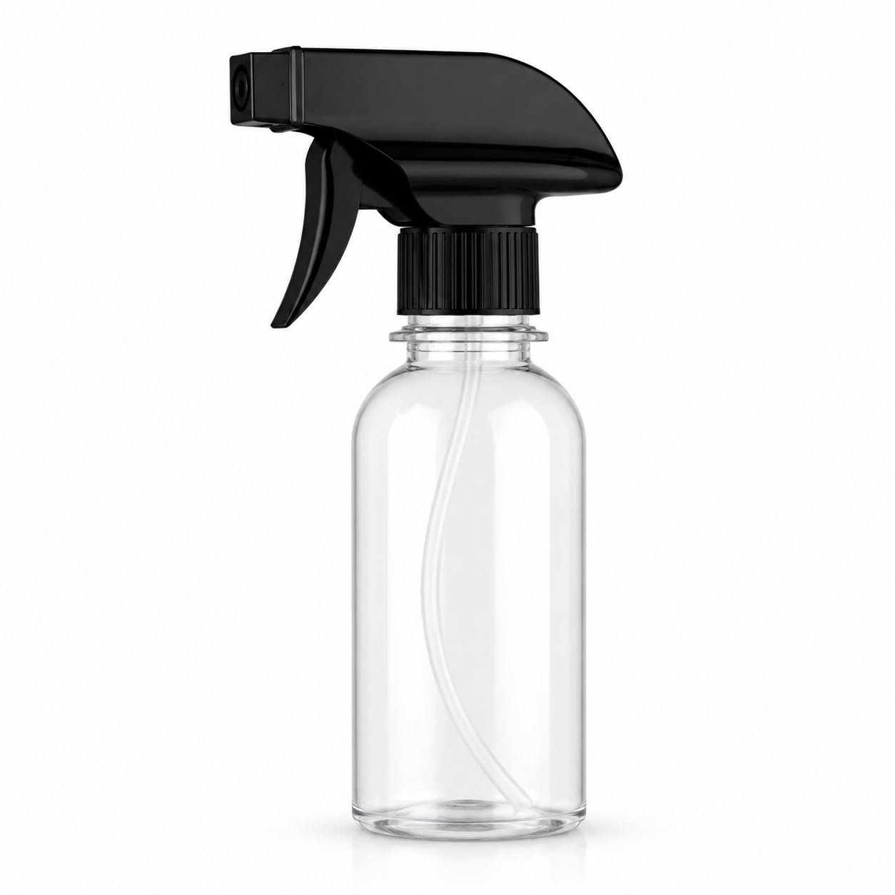 Muexoee 500ml Clear Plastic Spray Bottle, BPA Free Food Grade Empty Refillable Spray Bottle with Adjustable Fine Mist & Stream, Leak Proof for Hair, Cleaning, Plants, Pet Grooming